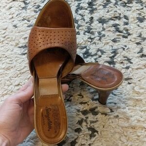 Vintage 1950s(?) Midcentury Footworks Sling-o-lators Slide Mules